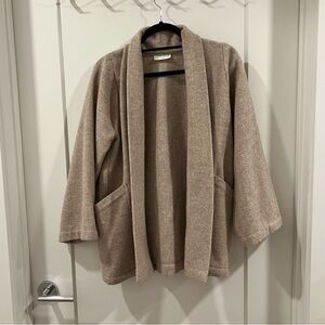 Only child cropped coat in small petite in oatmeal wool